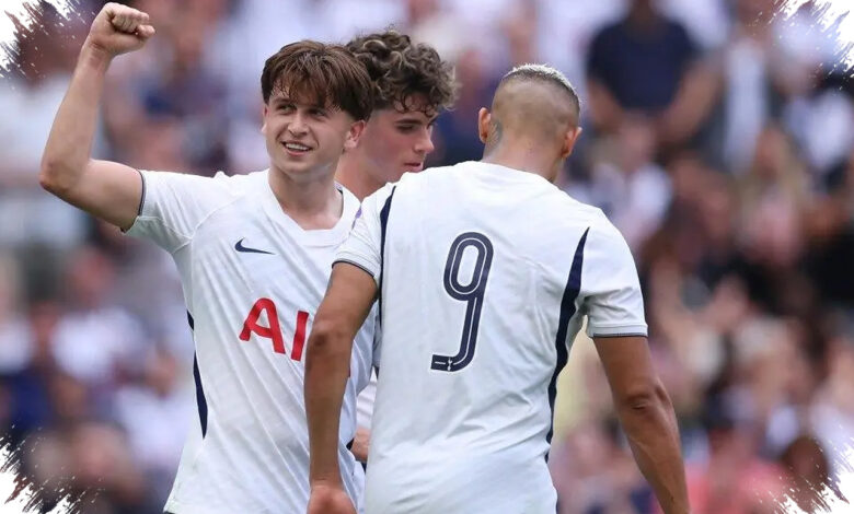 Dua Gol Mikey Moore Mengantar Tottenham Menjaga Laju Pra-Musim Tanpa Kekalahan
