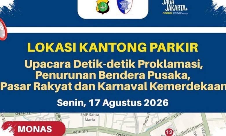 Datang ke HUT ke-81 RI dengan Mobil, Ini Pilihan Parkir dari Gambir sampai GBK