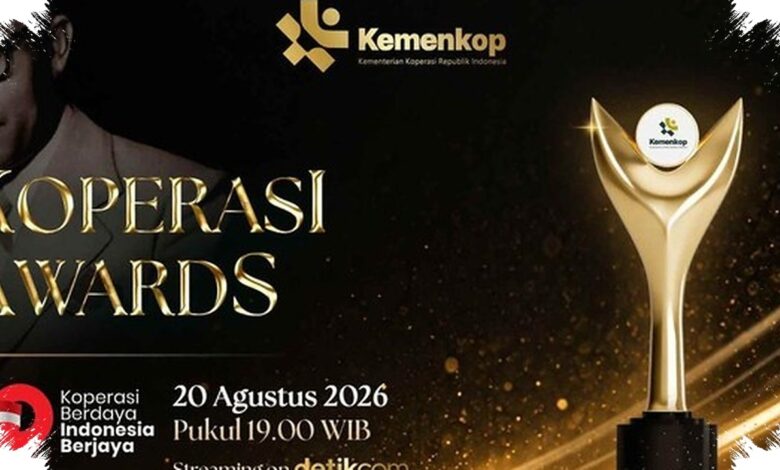 5 Kategori Koperasi Awards 2026, Apresiasi bagi Penggerak Ekonomi Rakyat