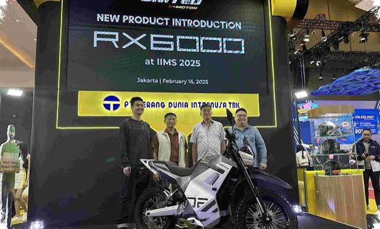 Isi Baterai 80 Persen dalam 1,5 Jam, United E-Motor RX6000 Seharga Rp69,9 Juta
