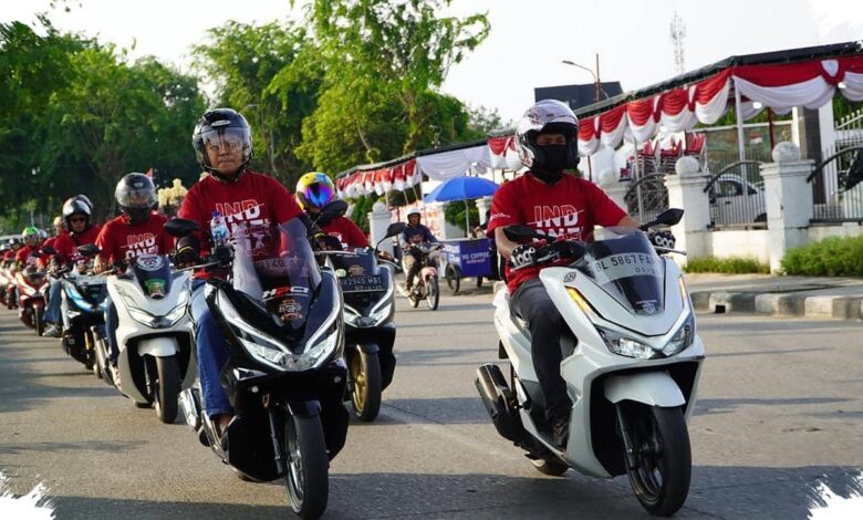 1.960 Pengguna Honda PCX Ajak Anak Menelusuri Jejak Pahlawan dalam Konvoi Merdeka