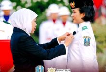 76 Pelajar Jatim Resmi Jadi Paskibraka, Khofifah Titipkan Semangat NKRI