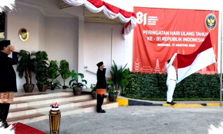 Di Tengah Perantauan, Tumpeng Mengikat Ratusan WNI Bahrain pada HUT ke-81 RI