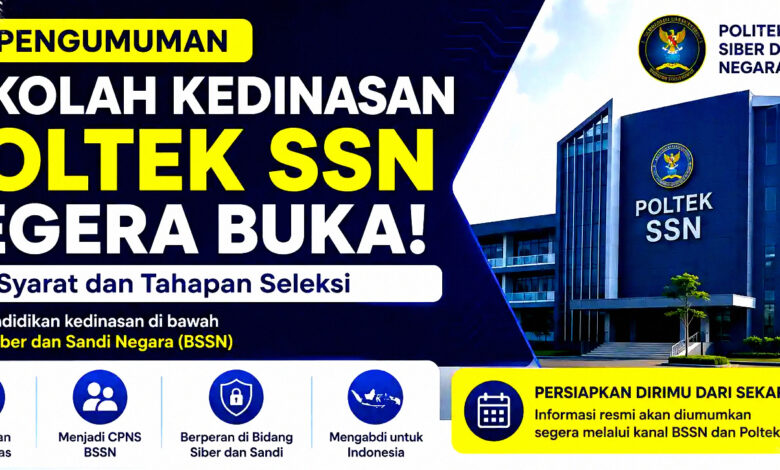 Poltek SSN Buka 50 Formasi 2026, Pendaftar Tak Lagi Diminta Nilai UTBK