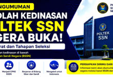 Poltek SSN Buka 50 Formasi 2026, Pendaftar Tak Lagi Diminta Nilai UTBK