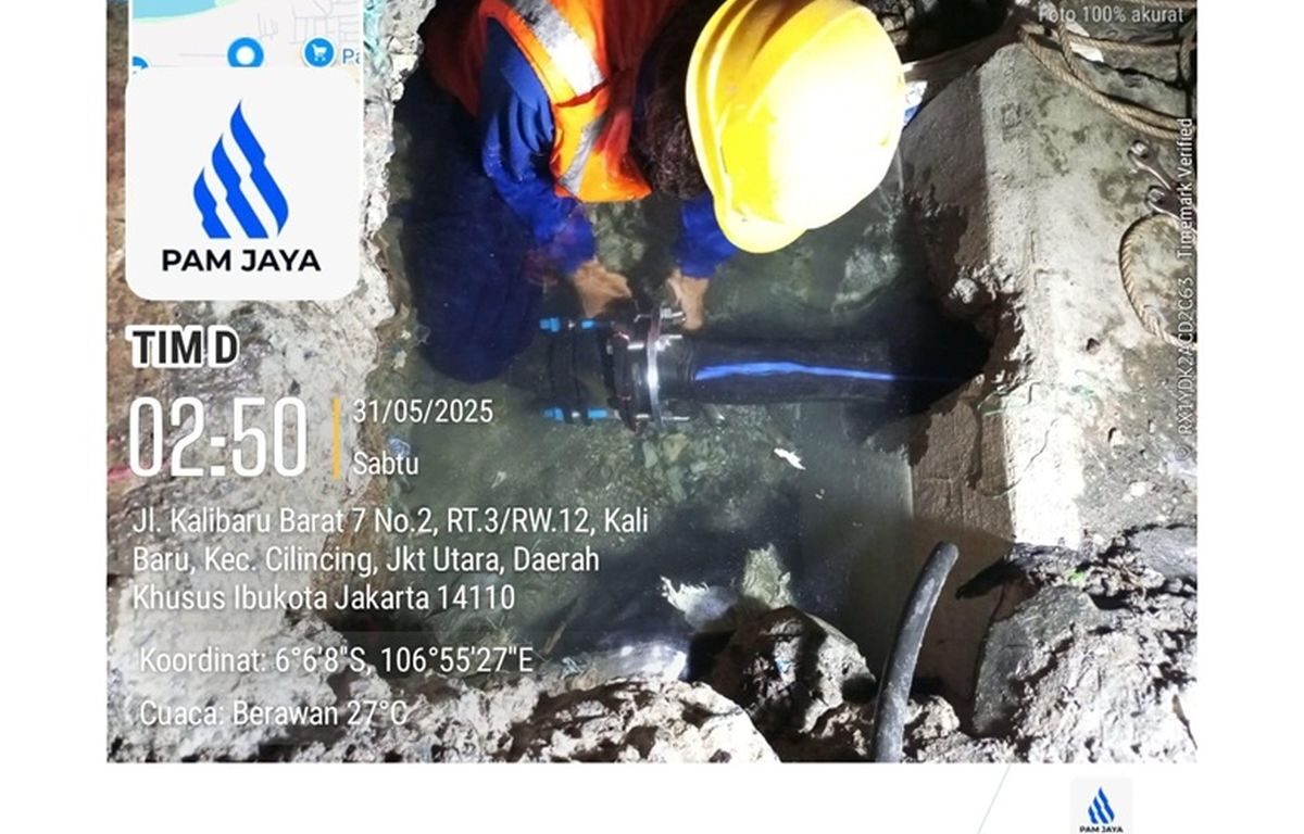 PAM JAYA Percepat Pemulihan Air Bersih di Cilincing