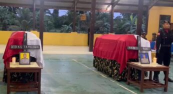 Dua Prajurit Gugur di Puncak Jaya Diserahkan ke Keluarga