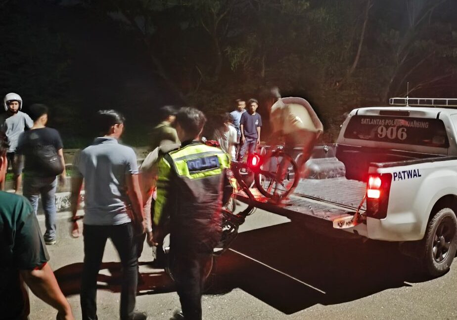 Wakapolres Kuansing Patah Tulang Usai Ditabrak Pebalap Liar