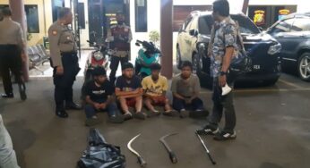 Pelajar Tersangka Tawuran Ditangkap Bawa Sajam