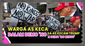 Jutaan Warga AS Demo “No Kings” Kritik Trump